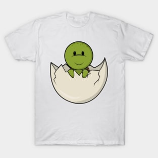 Turtle as Baby with Eggshell T-Shirt